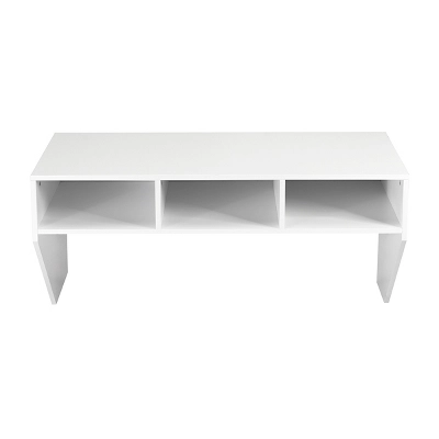 Wall Mounted Floating Computer Table Desk Home Office Furni Storage Shelf White 8 Wall Mounted Floating Computer Table Desk Home Office Furni Storage Shelf White - Image 8