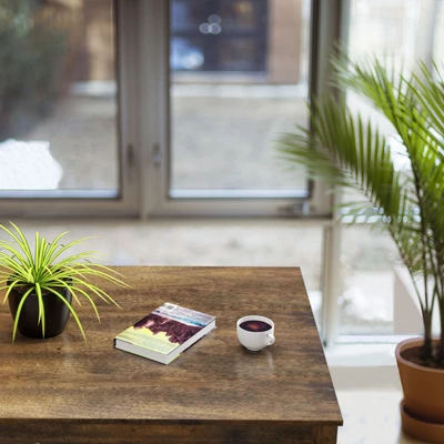 3pcs Dining Set Modern Studio Collection Table With 2 Benches Wood Legs Coffee 9 3pcs Dining Set Modern Studio Collection Table With 2 Benches Wood Legs Coffee - Image 9