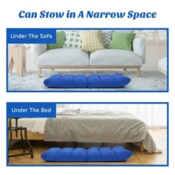 Costway Adjustable 14-Position Floor Chair Folding Lazy Gaming Sofa Lounge Chair GrayBlue Coffee 24 Costway Adjustable 14-Position Floor Chair Folding Lazy Gaming Sofa Lounge Chair GrayBlue Coffee -Costway GUEST c0df4cd2 86c3 4035 830f cff1acf38bca