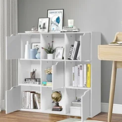 Costway 9 Cube Bookcase Cabinet Wood Bookcase Storage Shelves Room Divider Organization 12 Costway 9 Cube Bookcase Cabinet Wood Bookcase Storage Shelves Room Divider Organization -Costway GUEST c117d309 dfb1 4aae 9e39 27648adc44d4