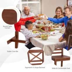 Costway 3PCS Counter Height Pub Dining Table Set W/ Storage Shelves&2 Bar Chairs -Costway GUEST c15b4705 25df 48c8 b7a5 22a187966f8a