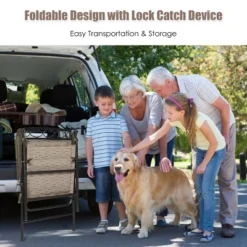 Costway Set Of 4 Patio Folding Chairs Sling Portable Dining Chair Set W/ Armrest 12 Costway Set Of 4 Patio Folding Chairs Sling Portable Dining Chair Set W/ Armrest -Costway GUEST c224fc48 794c 44c9 be37 616ca33ce99d