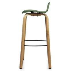 Costway Set Of 2 Counter Height Bar Stools W/Footrest&Solid Metal Legs YellowGreen -Costway GUEST c2feabe7 543c 4428 8498 ae1abc8fc94d