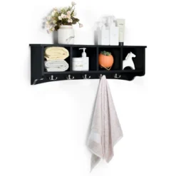 Costway Hanging Entryway Shelf Coat Rack Wall Mounted Storage Cabinets 20 Costway Hanging Entryway Shelf Coat Rack Wall Mounted Storage Cabinets -Costway GUEST c330211f 97ce 4f1b 891e e5ffdcb1a37c