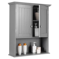 Costway Wall Mount Bathroom Cabinet Storage Organizer Medicine Cabinet With 2-Doors And 1- Shelf Cottage Collection Wall Cabinet 20 Costway Wall Mount Bathroom Cabinet Storage Organizer Medicine Cabinet With 2-Doors And 1- Shelf Cottage Collection Wall Cabinet -Costway GUEST c3708d3c 62f1 4c3e 8496 860835ecbd7a