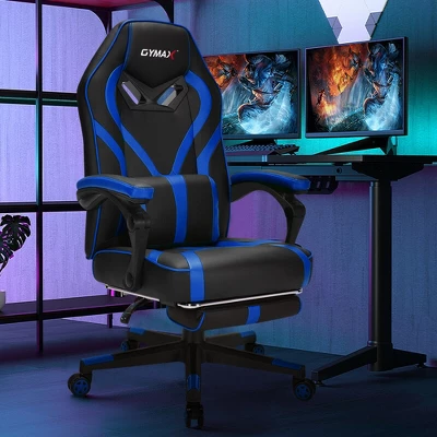 Costway Massage Gaming Chair Racing Recliner Computer Desk Chair W/Footrest 1 Costway Massage Gaming Chair Racing Recliner Computer Desk Chair W/Footrest