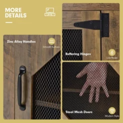 Costway TV Stand Entertainment Media Center For TVs Up To 65'' W/Steel Mesh Doors 16 Costway TV Stand Entertainment Media Center For TVs Up To 65'' W/Steel Mesh Doors -Costway GUEST c546cd0c 41b8 4d5f 8c25 8f1ea3f50ee6