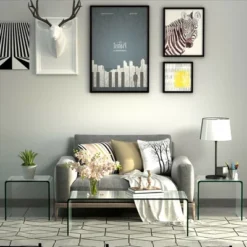 Costway Tempered Glass End Table Transparent Sofa Side Accent Table Living Room -Costway GUEST c5efdd33 d4d6 4b81 906d 2f69df649d04