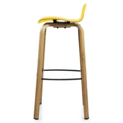 Costway Modern Set Of 4 Barstools 30inch Pub Chairs W/Low Back & Metal Legs Yellow 17 Costway Modern Set Of 4 Barstools 30inch Pub Chairs W/Low Back & Metal Legs Yellow -Costway GUEST c61f6368 baea 4f3e 9b05 77ff545b8c6a
