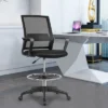Costway Drafting Chair Tall Office Chair Adjustable Height W/Footrest