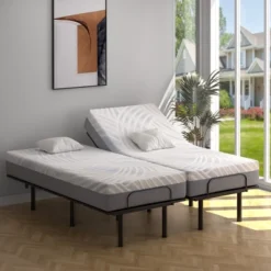 Costway Twin XL Cooling Adjustable Bed Memory Foam Mattress W/ 32% Ice Silk Cover 14 Costway Twin XL Cooling Adjustable Bed Memory Foam Mattress W/ 32% Ice Silk Cover -Costway GUEST cad1c9bf 2c46 451a ad21 19a51dcc50df