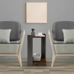 Costway 2PCS 2 Tier Sofa Side End Table Storage Shelf Small Spaces Living Room Bedroom -Costway GUEST cc0b0c0e 0a8c 4f7c b2b5 3b9bd035d65f