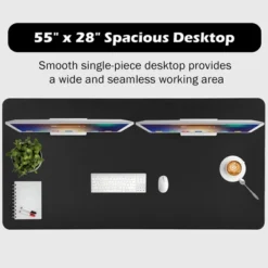 Costway 55'' One-Piece Universal Tabletop For Standard & Sit To Stand Desk Frame -Costway GUEST d26ced41 faf9 4cba b7e7 20b2d868b706