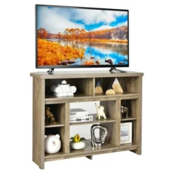 Costway Corner TV Stand Entertainment Console Center W/Adjustable Shelves 23 Costway Corner TV Stand Entertainment Console Center W/Adjustable Shelves -Costway GUEST d3c5d94a 976f 4bed ba33 746589fc70ce