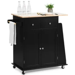 Costway Rolling Kitchen Island Utility Trolley Cabinet Storage Spice Towel Rack 14 Costway Rolling Kitchen Island Utility Trolley Cabinet Storage Spice Towel Rack -Costway GUEST d6d40cb8 7a32 4109 99dd bb96c6585bed