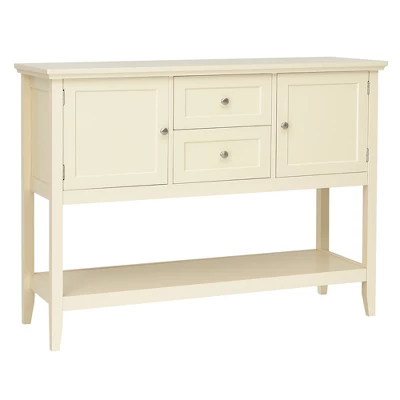 Costway Sideboard Buffet Table Wooden Console Table W/ Drawers & Storage Cabinets Blue/Brown/Gray/Beige 9 Costway Sideboard Buffet Table Wooden Console Table W/ Drawers & Storage Cabinets Blue/Brown/Gray/Beige - Image 9