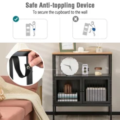 Costway Kitchen Server Buffet Sideboard Storage Cabinet Cupboard With 2 Doors & Open Shelf 16 Costway Kitchen Server Buffet Sideboard Storage Cabinet Cupboard With 2 Doors & Open Shelf -Costway GUEST d90c2106 54ba 4a49 be1f c211e1227e7e