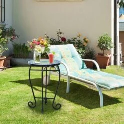 Costway Mosaic Side Table Accent Table Round Balcony Bistro End Table OrangeBlueNavy 19 Costway Mosaic Side Table Accent Table Round Balcony Bistro End Table OrangeBlueNavy -Costway GUEST dbf314be 86ec 4e2a b3db 96011b7bf93e