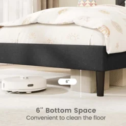 Costway Twin/Full/Queen Size Bed Frame With High Headboard & Wooden Slats No Box Spring Needed 19 Costway Twin/Full/Queen Size Bed Frame With High Headboard & Wooden Slats No Box Spring Needed -Costway GUEST dd785863 1119 4095 88c2 59046033ce07