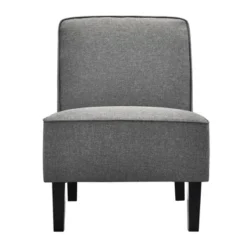 Costway Accent Chair Armless Fabric Sofa Living Room Furniture Gray -Costway GUEST dd93a64f add0 4d86 832a 07d5b11afe1a