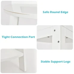 Costway 5 Tier Corner Ladder Shelf Floor Stand Shelves Bookshelf Display Bookcase -Costway GUEST e0bc3ada 28c8 4cf0 be0b 7f5a05cde88a