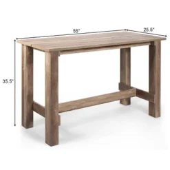 Costway Dining Table Counter Height Rectangular Kitchen Living Room 12 Costway Dining Table Counter Height Rectangular Kitchen Living Room -Costway GUEST e326d1a4 ba2a 455c a1e3 4056607273c4