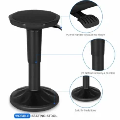 Costway Wobble Chair Height Adjustable Active Learning Stool Sitting Home Office Black 13 Costway Wobble Chair Height Adjustable Active Learning Stool Sitting Home Office Black -Costway GUEST e382f805 43f4 411d a45f 51fa52addb31