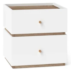 Costway 1/2 PCS 2-Drawer Nightstand Modern Bedside Table With Storag Raised Edge For Living Room 17 Costway 1/2 PCS 2-Drawer Nightstand Modern Bedside Table With Storag Raised Edge For Living Room -Costway GUEST e4e20d58 6c97 4185 9e38 506f8412b160