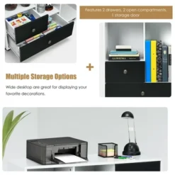 Costway Lateral Mobile Filing Cabinet Large Printer Stand W/ 2 Drawers 15 Costway Lateral Mobile Filing Cabinet Large Printer Stand W/ 2 Drawers -Costway GUEST e9032f5f 852d 406d b3a2 7d02b0847084