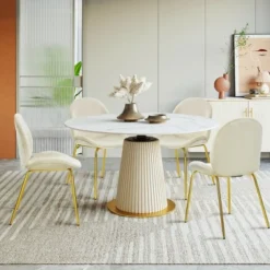 Costway 4PCS Velvet Dining Chair Accent Leisure Chair Armless Side Chair -Costway GUEST e9bb9080 ca8b 422e b3f0 e4c3e50be267