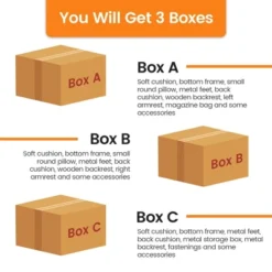 Costway Modular 3-Seat Sofa Couch With Socket USB Ports & Side Storage Pocket Ash Grey -Costway GUEST ef1cbc87 79ba 42a8 a922 c4b9d491275a