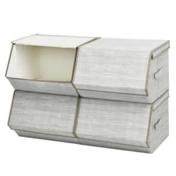 Costway Stackable Large Bins Cubes W/Lids Storage Organizers W/Linen&Oxford Fabric 4 Sets 17 Costway Stackable Large Bins Cubes W/Lids Storage Organizers W/Linen&Oxford Fabric 4 Sets -Costway GUEST f038d3dc 923f 42d7 b5cc 1bc64a45181e