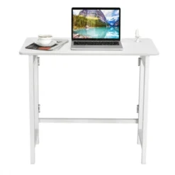 Costway Folding Table Computer Desk PC Laptop Writing Table Home Office Workstation -Costway GUEST f0675c84 cf45 487b ac61 40afb43b92d5