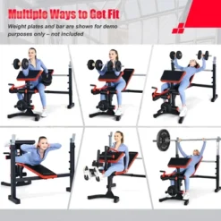 Costway Multi-function Adjustable Olympic Weight Bench W/Preacher Curl Home Gym Training 11 Costway Multi-function Adjustable Olympic Weight Bench W/Preacher Curl Home Gym Training -Costway GUEST f06f400f c0a8 4a6e 8bc7 3ba7e47c9f69