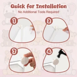 Costway 8-Cube Kids Wardrobe Baby Dresser Bedroom Armoire Clothes Hanging Closet With Doors 16 Costway 8-Cube Kids Wardrobe Baby Dresser Bedroom Armoire Clothes Hanging Closet With Doors -Costway GUEST f0ecc142 1662 4bc4 ad6d 49542d1ac1c3