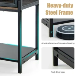 Costway Industrial Buffet Sideboard Kitchen Cupboard W/ Metal Mesh Doors & 2 Drawers 15 Costway Industrial Buffet Sideboard Kitchen Cupboard W/ Metal Mesh Doors & 2 Drawers -Costway GUEST f1b48f9b 7a2c 4841 a806 1393e225f039