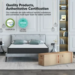 8'' Queen/Full/King Size Memory Foam Bed Mattress Medium Firm Breathable Pressure Relieve 16 8'' Queen/Full/King Size Memory Foam Bed Mattress Medium Firm Breathable Pressure Relieve -Costway GUEST f3ae6575 0d40 44e7 8307 3ac005199a11