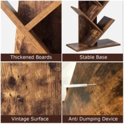 Costway Tree Bookshelf 8-Tier Bookcase Free Standing Book Rack Display Stand -Costway GUEST f4333a04 6df1 406b 8e13 0e4af36fcc2e