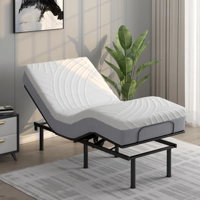 Costway Twin XL Adjustable Bed Mattress 3D CNC Cutting & Jacquard Fabric Cover 2 Costway Twin XL Adjustable Bed Mattress 3D CNC Cutting & Jacquard Fabric Cover - Image 2