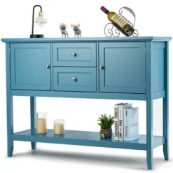 Costway Sideboard Buffet Table Wooden Console Table W/ Drawers & Storage Cabinets Blue/Brown/Gray/Beige 23 Costway Sideboard Buffet Table Wooden Console Table W/ Drawers & Storage Cabinets Blue/Brown/Gray/Beige -Costway GUEST f581327b d1e2 4645 bfbf 67d8eb6b3fc9