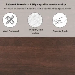 Costway 58'' TV Stand Entertainment Media Center Console Wood Storage Furniture Espresso -Costway GUEST fb04e255 4e40 4e92 bd65 e262eb5a3819