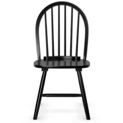 Costway Set Of 2 Vintage Windsor Dining Side Chair Wood Spindleback Kitchen Room BlackWhite 18 Costway Set Of 2 Vintage Windsor Dining Side Chair Wood Spindleback Kitchen Room BlackWhite -Costway GUEST fb917479 3a6c 47e9 bc60 36386b3fb119